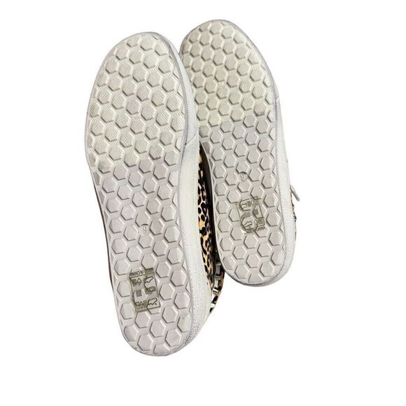 ShuShop Paulina Mid Top Sneakers Leopard Burgundy Star Studded NEW Size 9 - Picture 5 of 7